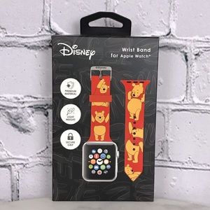 Disney Winnie The Pooh Multicolor Light Weight Wrist Band For Apple Watch OS NEW